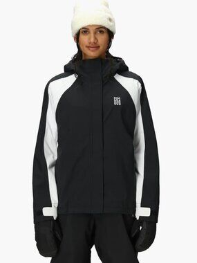 686 Women’s Hologram 20K Shell Ski Jacket Black White XS
